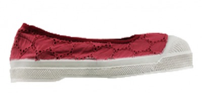 Broderie Anglaise Rouge S11 - bensimon shoes| bensimonebi | ბენსიმონები